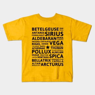 Star Names Kids T-Shirt